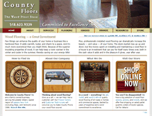 Tablet Screenshot of countyfloors.com